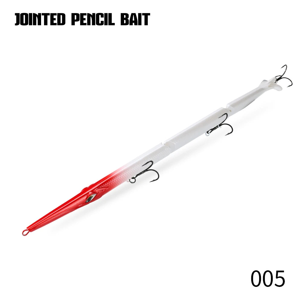 Hunthouse Señuelo Articulado Pencil Bait 3 Secciones 255mm/30.6g – Swimbait Hundido para Lubina y Pez Azul