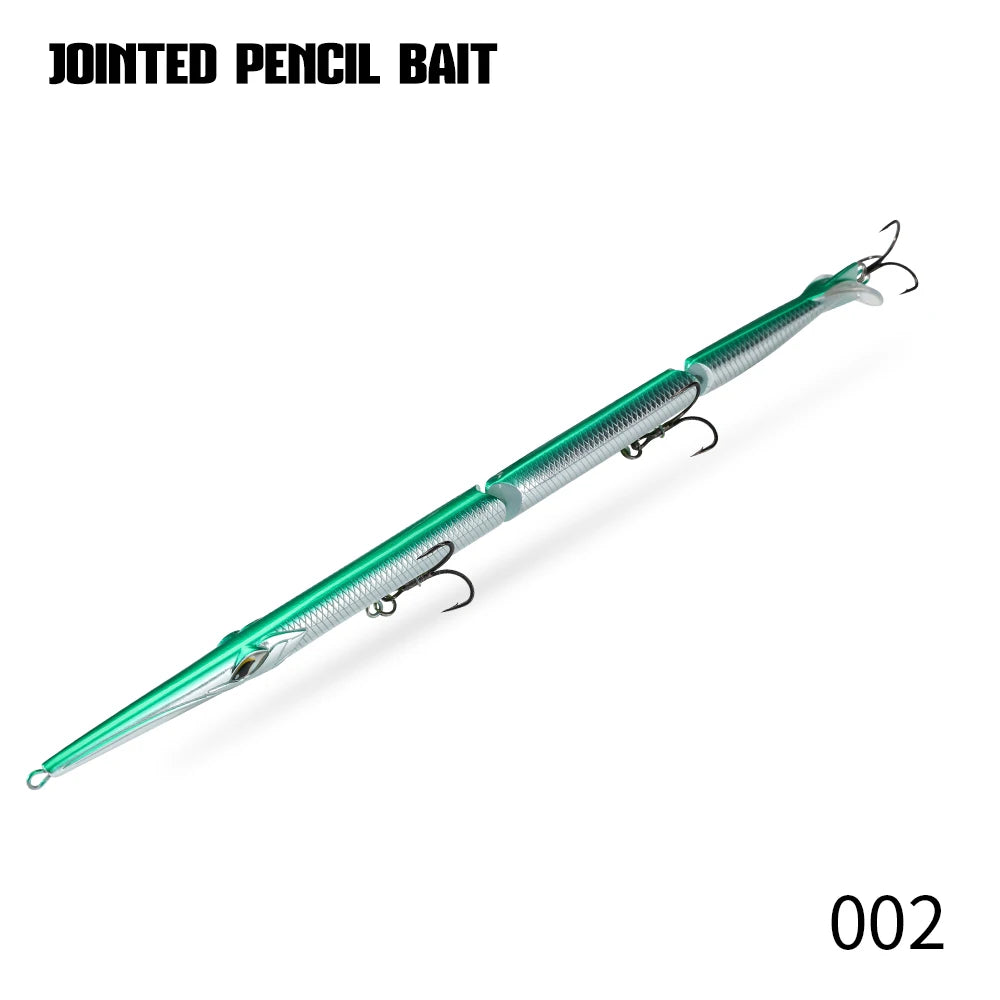 Hunthouse Señuelo Articulado Pencil Bait 3 Secciones 255mm/30.6g – Swimbait Hundido para Lubina y Pez Azul