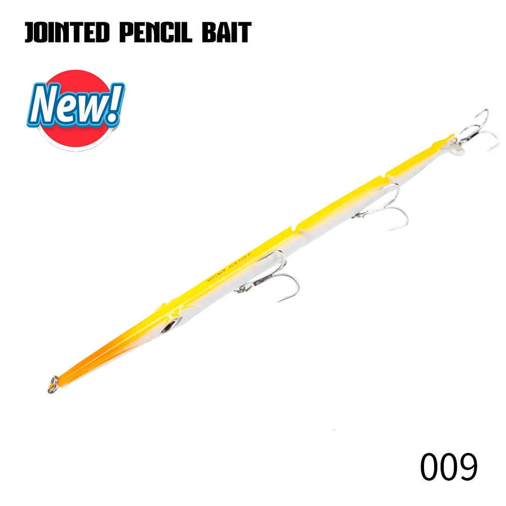 Hunthouse Señuelo Articulado Pencil Bait 3 Secciones 255mm/30.6g – Swimbait Hundido para Lubina y Pez Azul