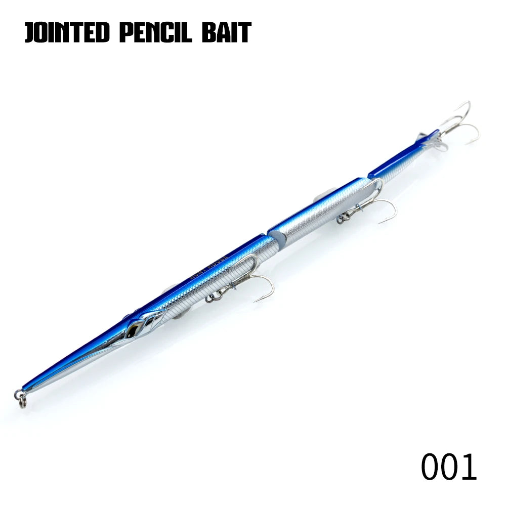 Hunthouse Señuelo Articulado Pencil Bait 3 Secciones 255mm/30.6g – Swimbait Hundido para Lubina y Pez Azul