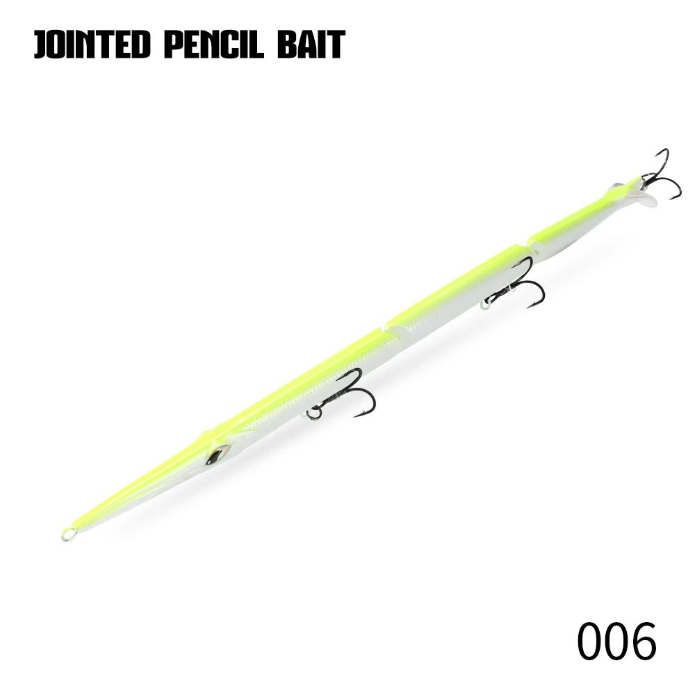 Hunthouse Señuelo Articulado Pencil Bait 3 Secciones 255mm/30.6g – Swimbait Hundido para Lubina y Pez Azul