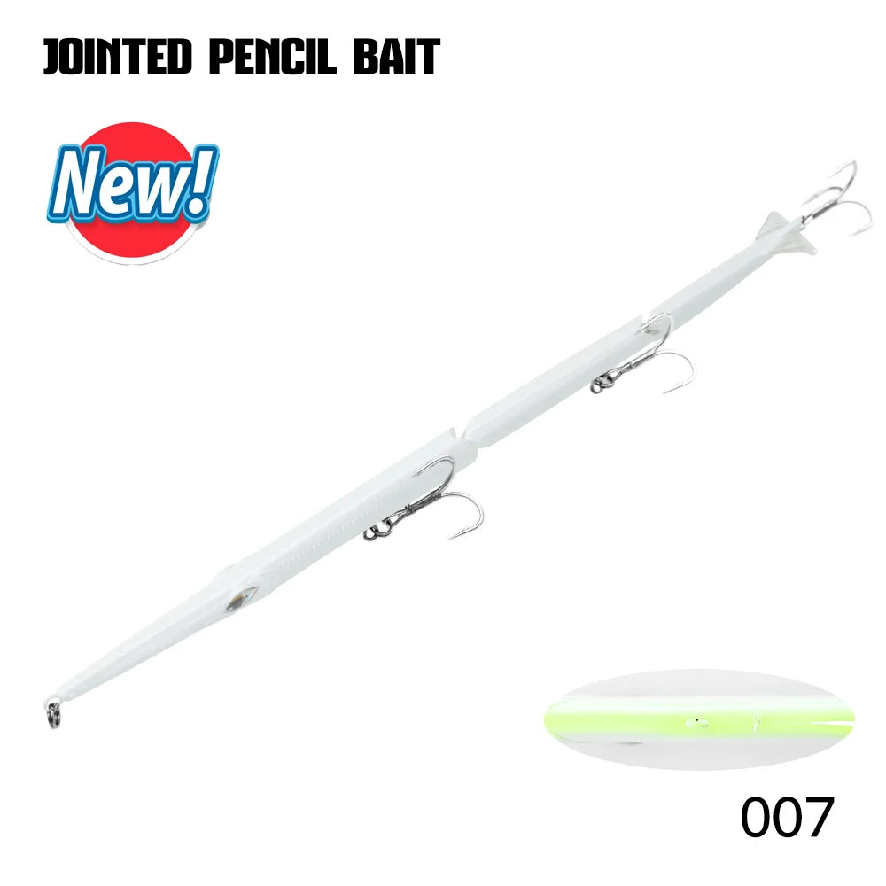 Hunthouse Señuelo Articulado Pencil Bait 3 Secciones 255mm/30.6g – Swimbait Hundido para Lubina y Pez Azul