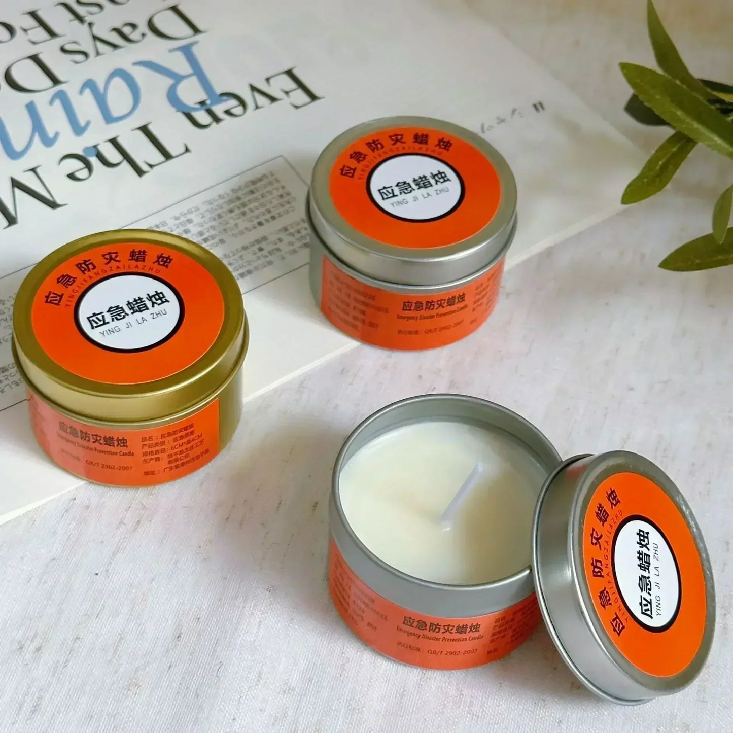 Velas de Emergencia Antiviento y Sin Humo | Iluminación para Cortes de Luz y Prevención de Desastres