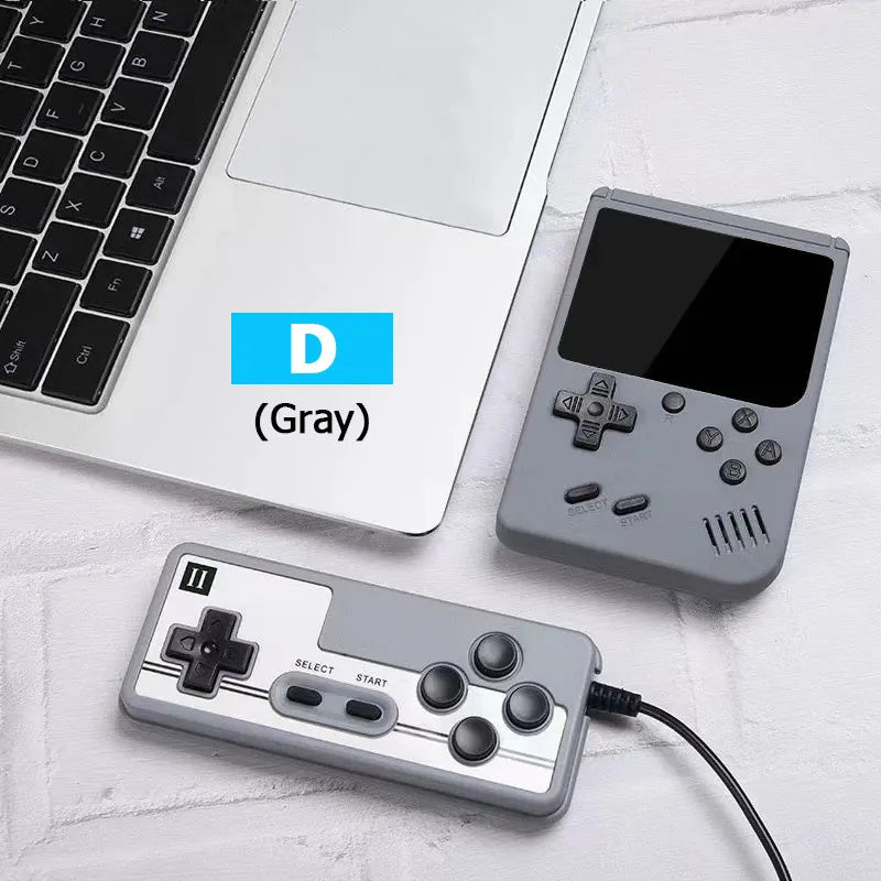 Mini Consola Retro Portátil 8-Bit con 500 Juegos y Mando – Salida AV para TV