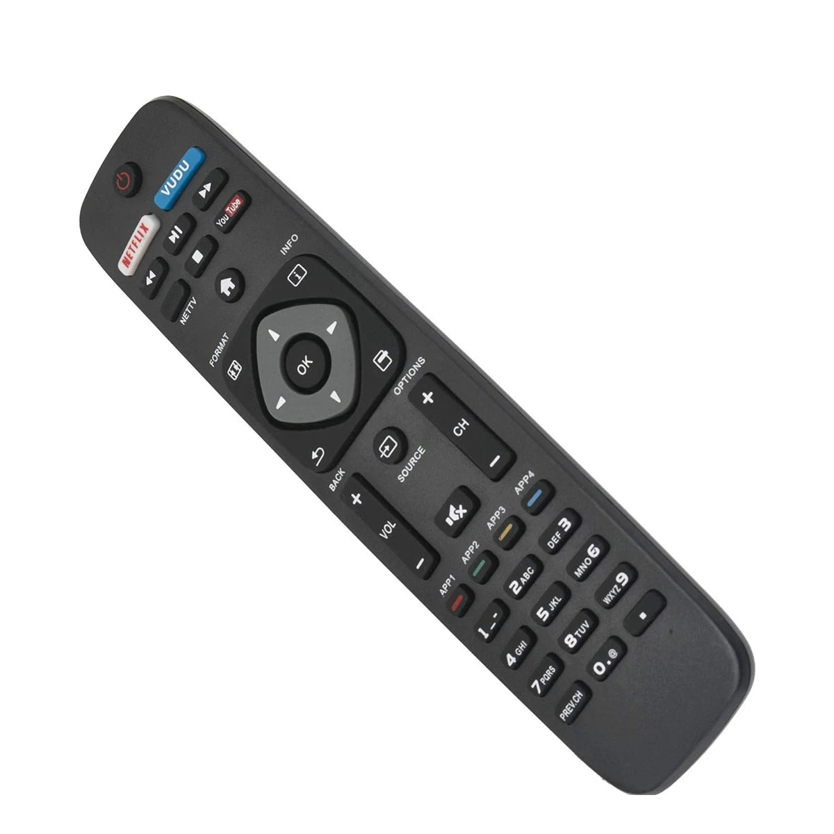 Mando a Distancia Universal para TV Philips | Repuesto Compatible con Modelos LCD, LED, 4K y Smart TV