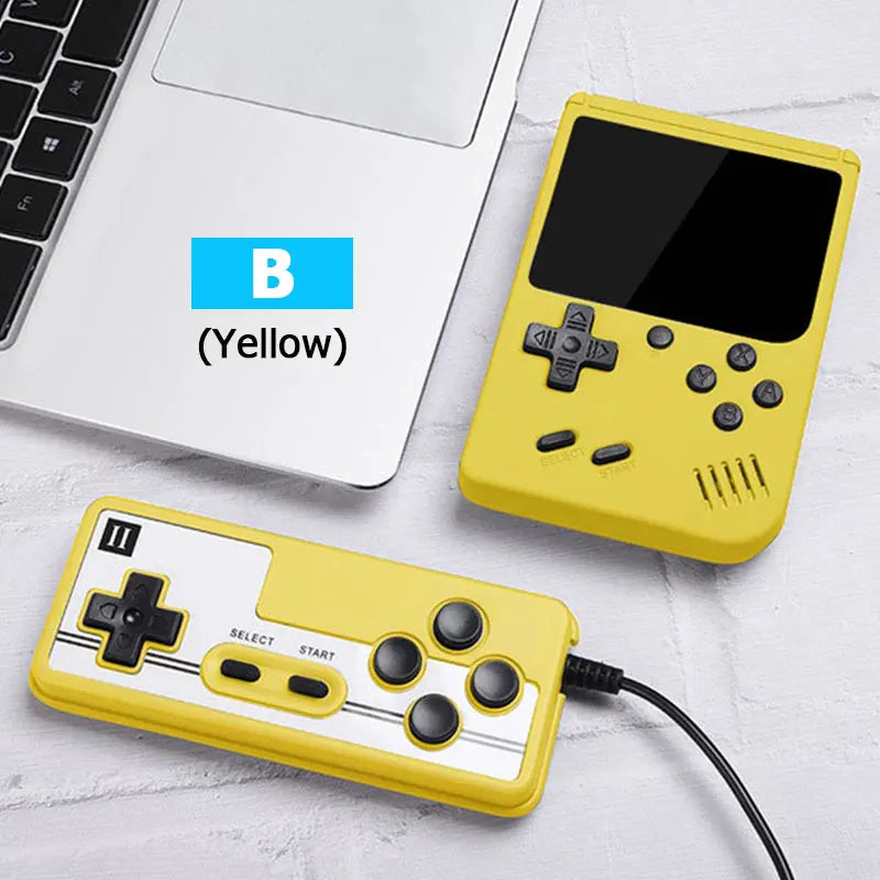 Mini Consola Retro Portátil 8-Bit con 500 Juegos y Mando – Salida AV para TV