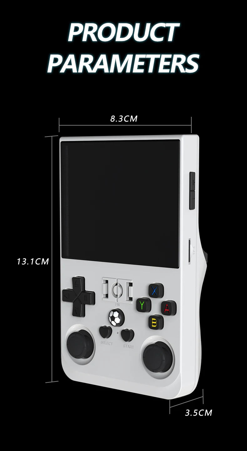R36 PRO – Consola Retro Portátil 3.5” IPS Linux 128GB con 15.000+ Juegos