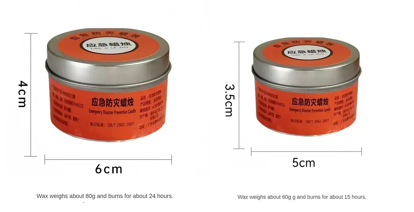 Velas de Emergencia Antiviento y Sin Humo | Iluminación para Cortes de Luz y Prevención de Desastres