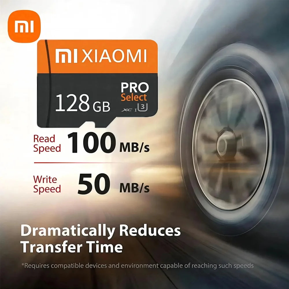 Tarjeta de Memoria Xiaomi SD de Alta Velocidad | 128GB / 256GB / 512GB / 1TB / 2TB | Micro TF para Cámara, Juegos y Dispositivos de Vigilancia