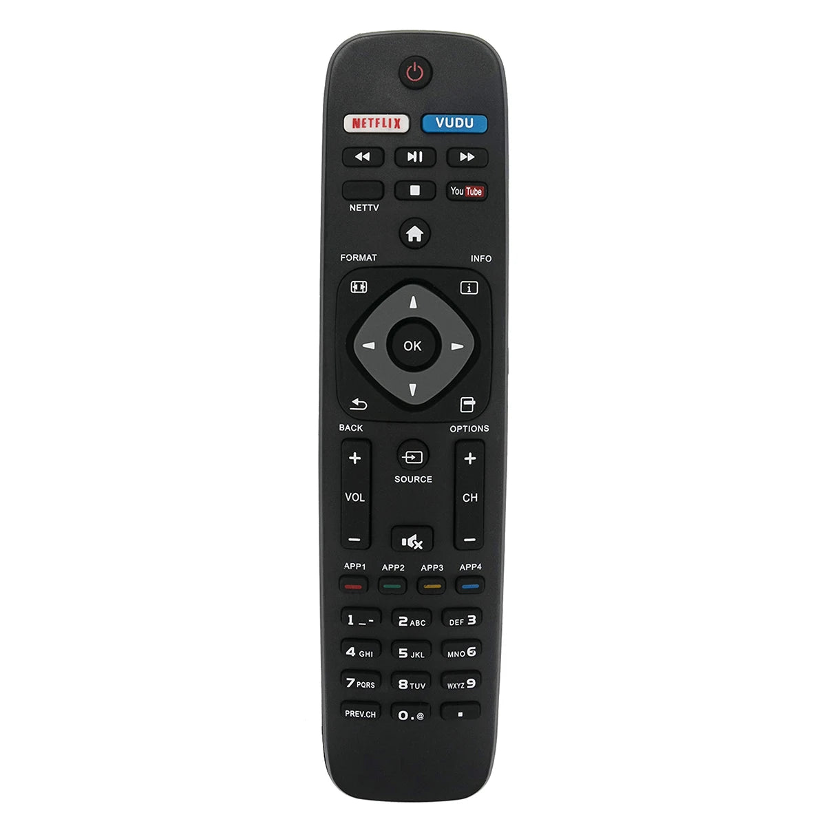 Mando a Distancia Universal para TV Philips | Repuesto Compatible con Modelos LCD, LED, 4K y Smart TV