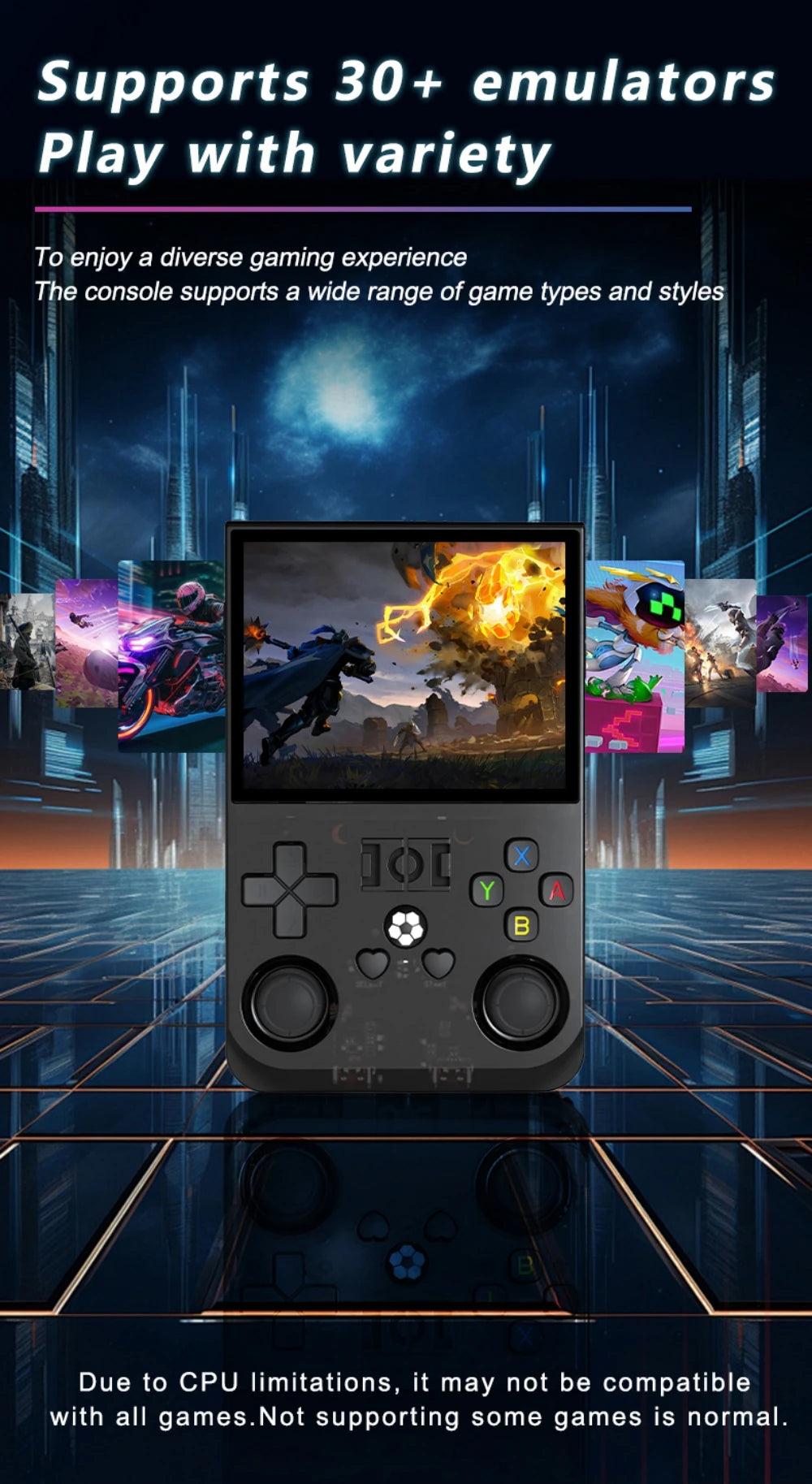 R36 PRO – Consola Retro Portátil 3.5” IPS Linux 128GB con 15.000+ Juegos