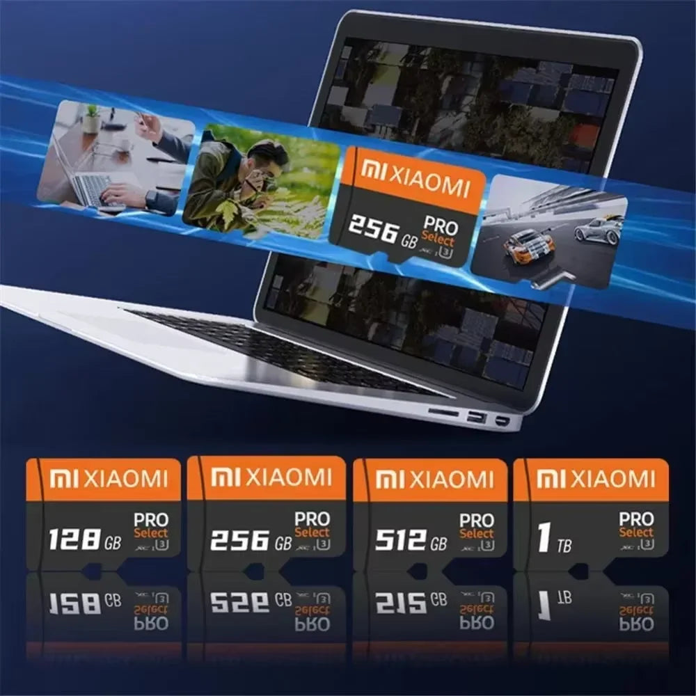 Tarjeta de Memoria Xiaomi SD de Alta Velocidad | 128GB / 256GB / 512GB / 1TB / 2TB | Micro TF para Cámara, Juegos y Dispositivos de Vigilancia
