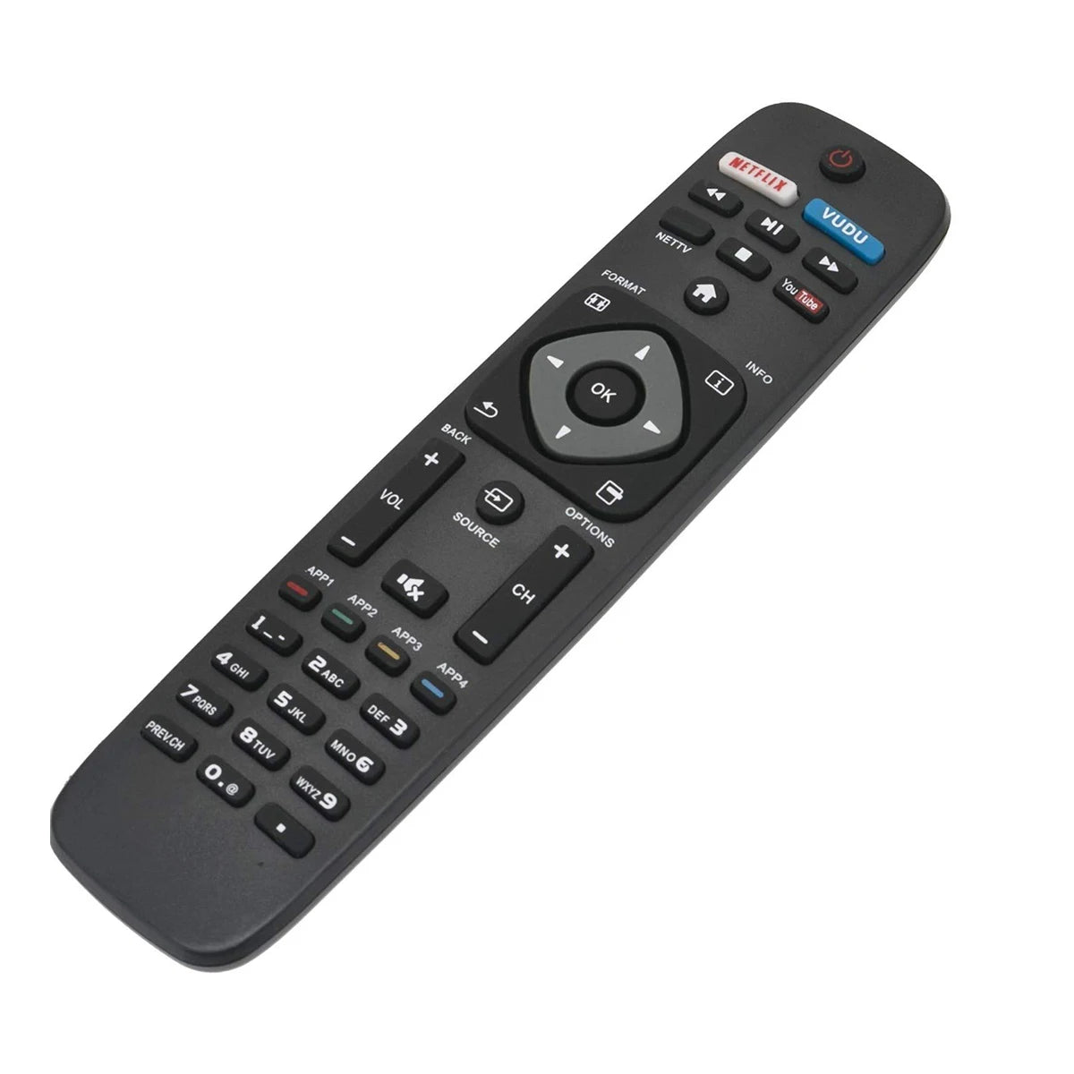 Mando a Distancia Universal para TV Philips | Repuesto Compatible con Modelos LCD, LED, 4K y Smart TV